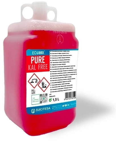 Sucitesa Ecomix Pure Kal-Free higieniškas nukalkintojas (koncentratas) - 12vnt. MINI + ERGO buteliukas NEMOKAMAI