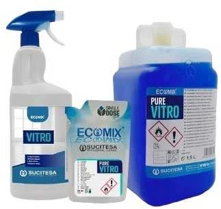 Sucitesa Ecomix Pure Vitro stiklo valiklis (koncentratas) - 1 MINI pakuotė (gaunasi 1L valiklio)
