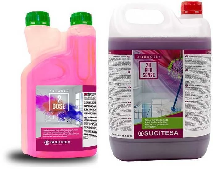 Sucitesa Aquagen 2D Raudona Sense extra kvapnus ploviklis (2in1) - 1L