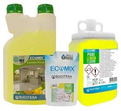 Sucitesa Ecomix Pure Lemon Floor grindų ploviklis (koncentratas) - 1 MINI pakuotė (gaunasi 1L valiklio)
