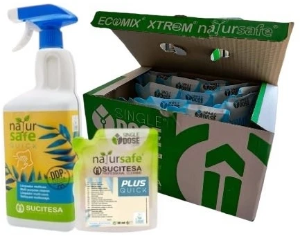 Sucitesa Natursafe Plus Quick ekologiškas universalus valiklis (koncentratas) - 16vnt. MINI + ERGO buteliukas NEMOKAMAI