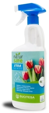 Sucitesa Natursafe Xtra Glass ekologiškas stiklo valiklis - 750ml