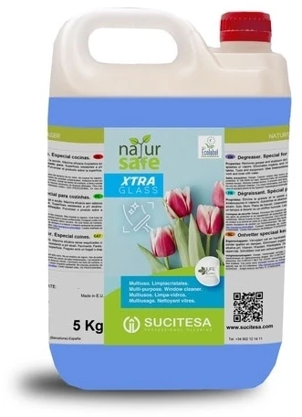 Sucitesa Natursafe Xtra Glass ekologiškas stiklo valiklis - 750ml