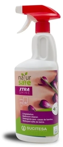Sucitesa Natursafe Xtra Shine ekologiškas vonios kambario valiklis - 750ml