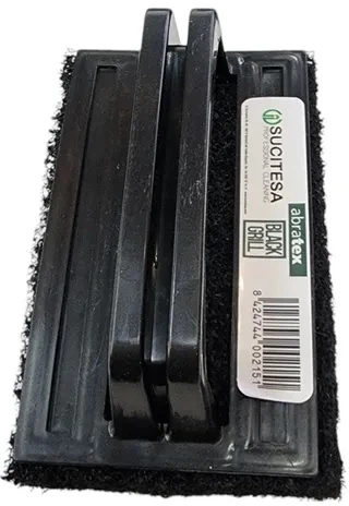 Sucitesa Šveitimo padas su rankena Abratex Juodas Grilis, 10x15cm - 6vnt.