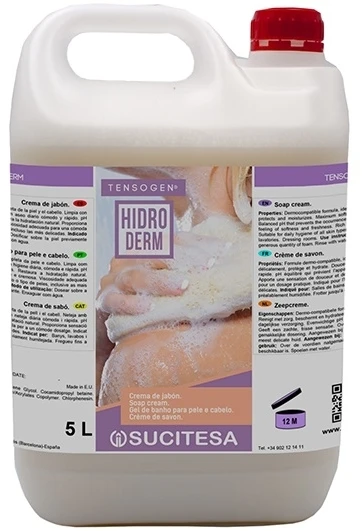 Sucitesa Tensogen Hidroderm kreminis prausiklis kūnui ir plaukams - 1L