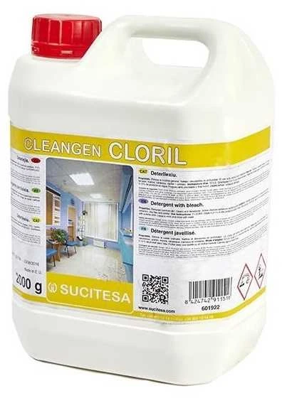 Sucitesa Cleangen Cloril valiklis su chloru grindims ir paviršiams (koncentratas) - 2Kg