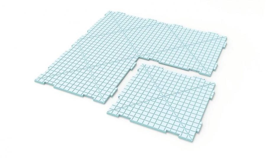 3DSimo silikoninis kilimėlis su tinkleliu