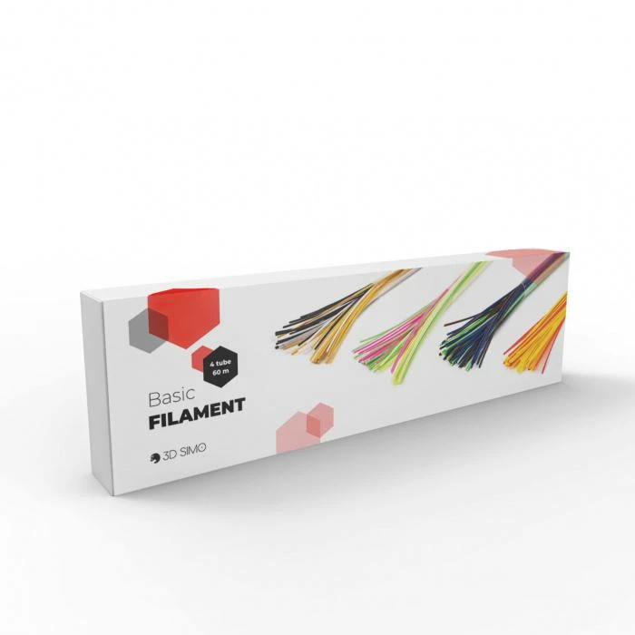 3DSimo Basic filamentų rinkinys dėžutėje