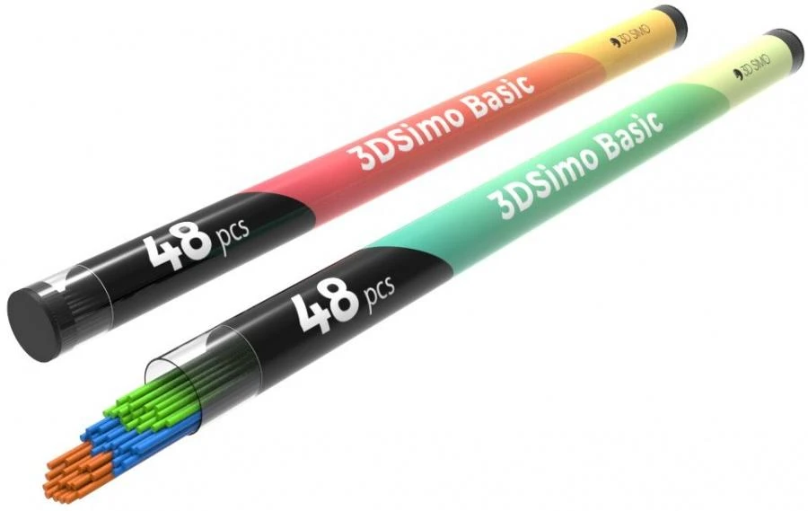 3DSimo PCL gijų pakuotės po 48 vienetus