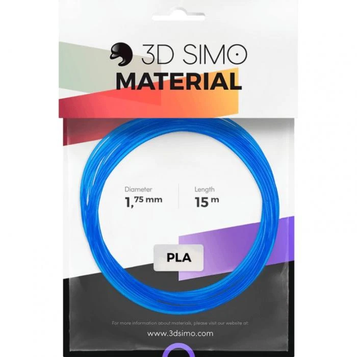 Mėlynas 3DSimo PLA 1,75 mm siūlas