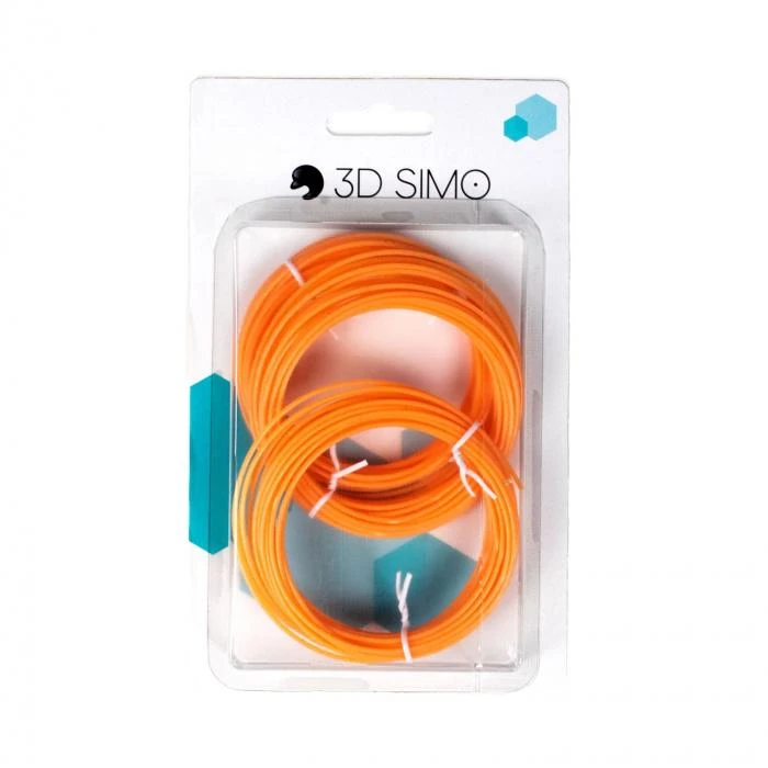 Oranžinės 3D rašiklio gijos G3D3018 pakuotėje