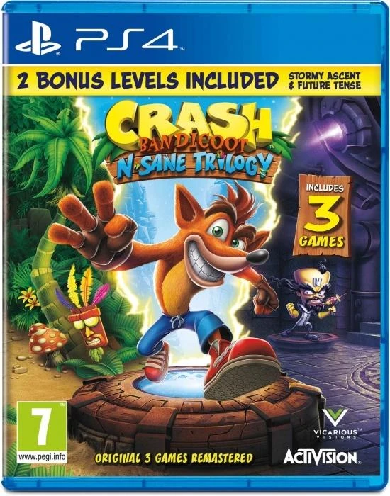 Cd Project „Activision“ VEIKLA Crash Bandicoot N. Sane Trilogy PS4 ON (P)