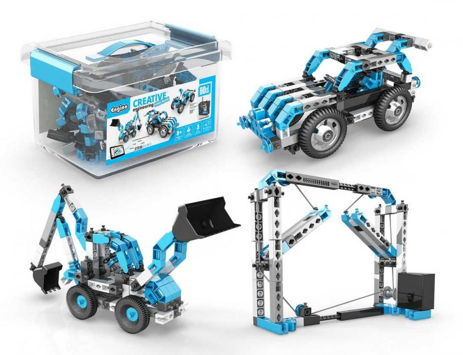 Engino CREATIVE ENGINEERING „Maker Master“ 60 modelių konstravimo rinkinys