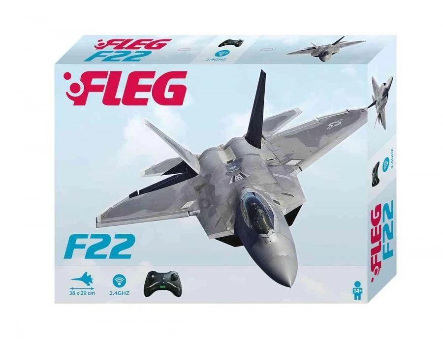 Nuotoliniu būdu valdomas lėktuvas Fleg F-22 Raptor Ready To Fly (GF7201)