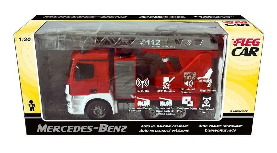 Double Eagle DOUBLEEAGLE 1:20 Mercedes-Benz Antos valdomas gaisrinis automobilis, E527-003
