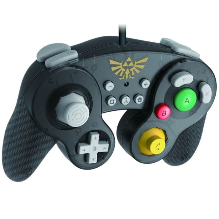 HORI Nintendo Switch Battle Pad (Zelda) GameCube stiliaus valdiklis