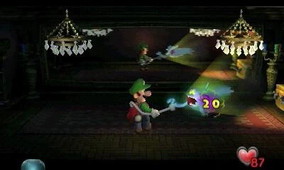 Luigis Luigi dvaras – Nintendo 3DS