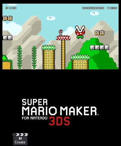 „Super Mario Maker“ (pasirinkta) – „Nintendo 3DS“.
