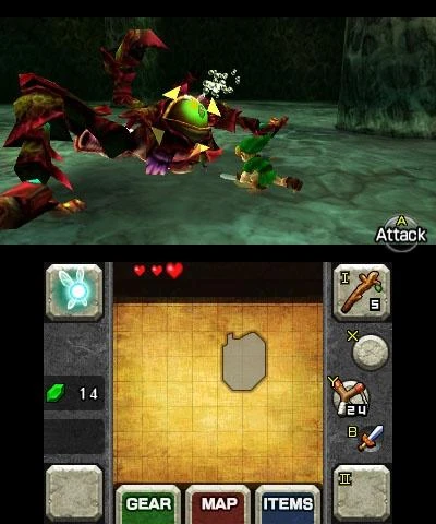 „The Legend of Zelda: Ocarina of Time 3D“ (pasirinkta) – „Nintendo 3DS“.