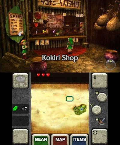„The Legend of Zelda: Ocarina of Time 3D“ (pasirinkta) – „Nintendo 3DS“.