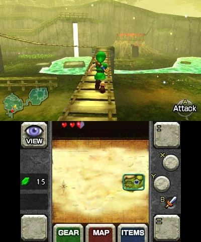 „The Legend of Zelda: Ocarina of Time 3D“ (pasirinkta) – „Nintendo 3DS“.