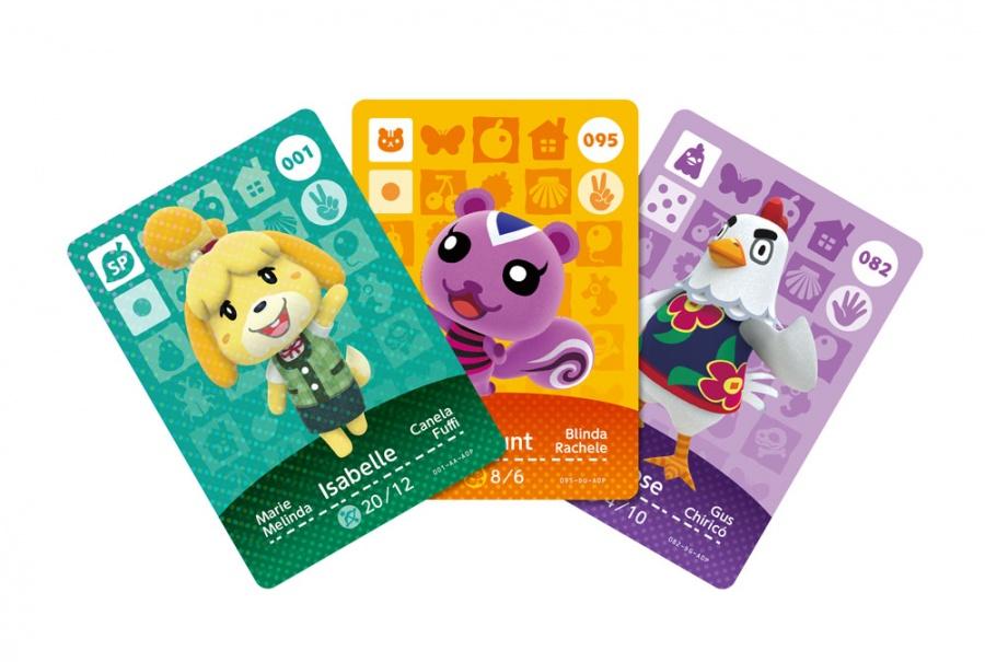 Nintendo Animal Crossing amiibo Kortelės Serija 1 (3vnt)