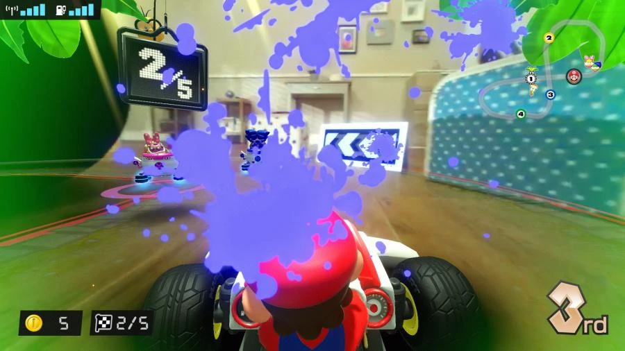 Nintendo Mario Kart Live Home Circuit LUIGI mašinėlės rinkinys