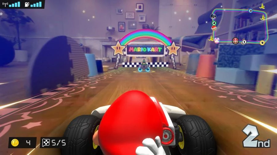 Nintendo Mario Kart Live Home Circuit LUIGI mašinėlės rinkinys