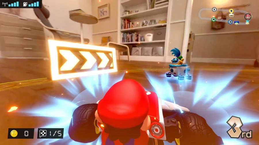 Nintendo Mario Kart Live Home Circuit LUIGI mašinėlės rinkinys