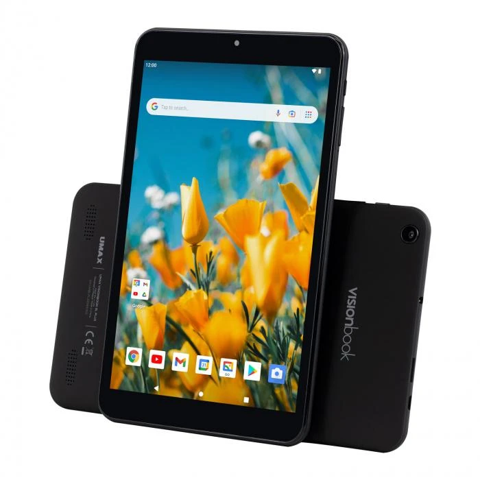 Planšetė Umax VisionBook 8L Plus 8'' 32 GB Juodas (UMM240802)