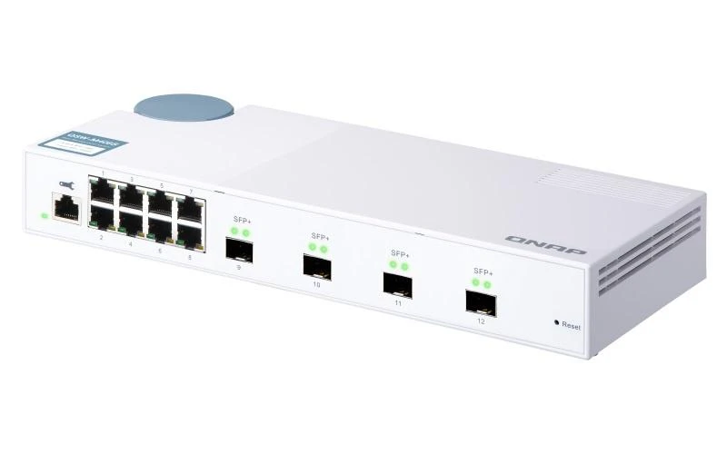 Šakotuvas Qnap Systems QNAP QSW-M408S 8 prievadas 1 Gbps 4 prievadas 10 GbE SFP+ žiniatinklio valdomas jungiklis