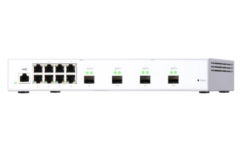 Šakotuvas Qnap Systems QNAP QSW-M408S 8 prievadas 1 Gbps 4 prievadas 10 GbE SFP+ žiniatinklio valdomas jungiklis