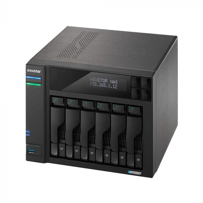 Serveris ASUSTOR LOCKERSTOR 6 Gen2 AS6706T - NAS-Server, modelis 