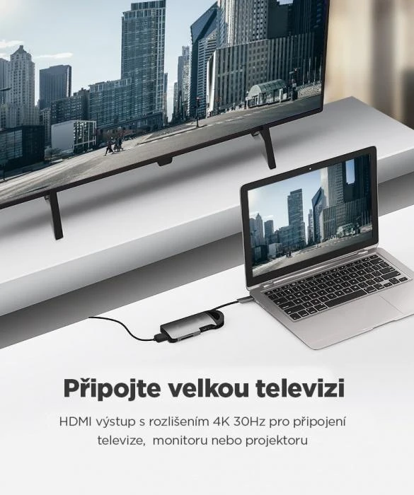 Umax U-Connect H7 USB-C stotis / replikatorius (UB307)