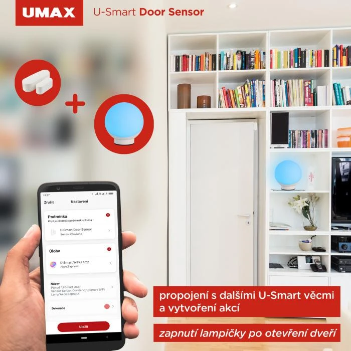 Umax U-Smart Wifi durų jutiklis