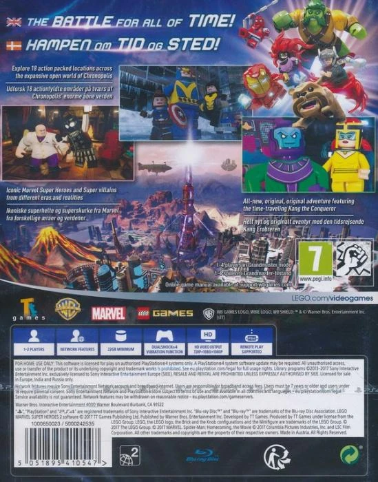 Sony PS4 LEGO Marvel Super Heroes 2