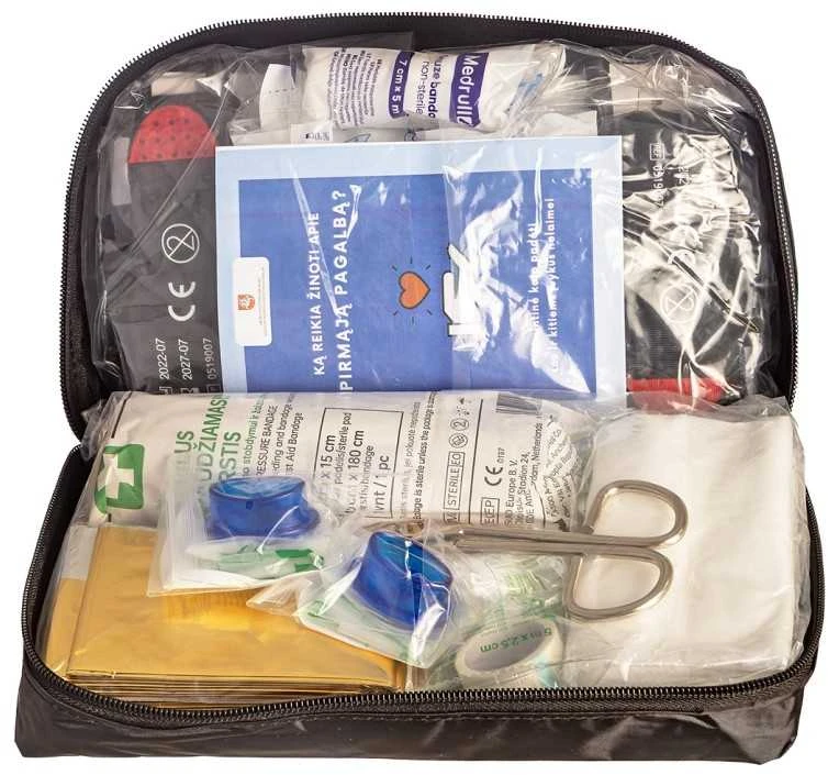 Gangfeng Hospital Products VAISTINĖLĖ PIRMOSIOS PAGALBOS RINKINYS LT nauja sudėtis