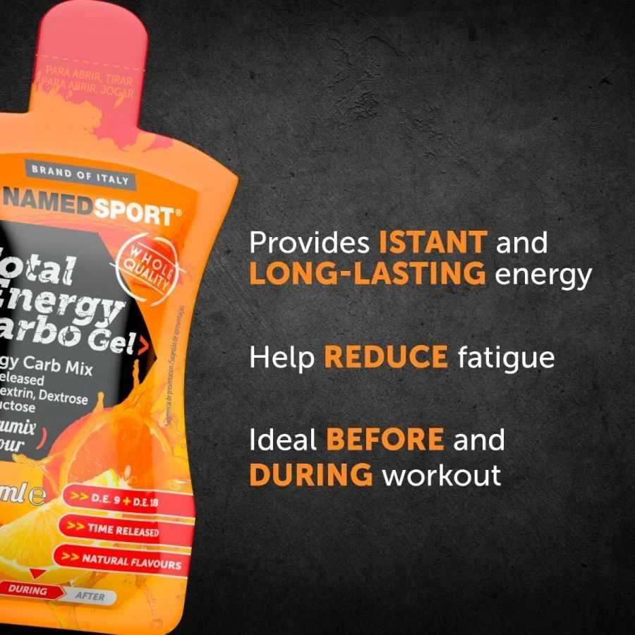 NAMEDSPORT TOTAL ENERGY CARBO GELIS Agrumix 40ml