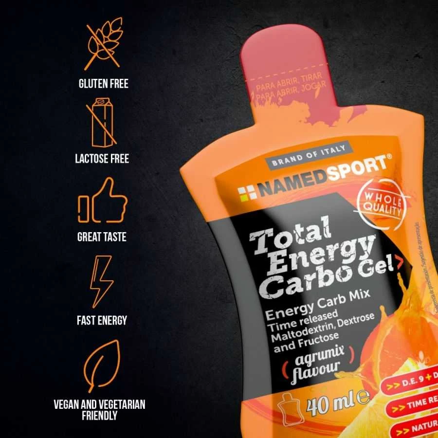 NAMEDSPORT TOTAL ENERGY CARBO GELIS Agrumix 40ml