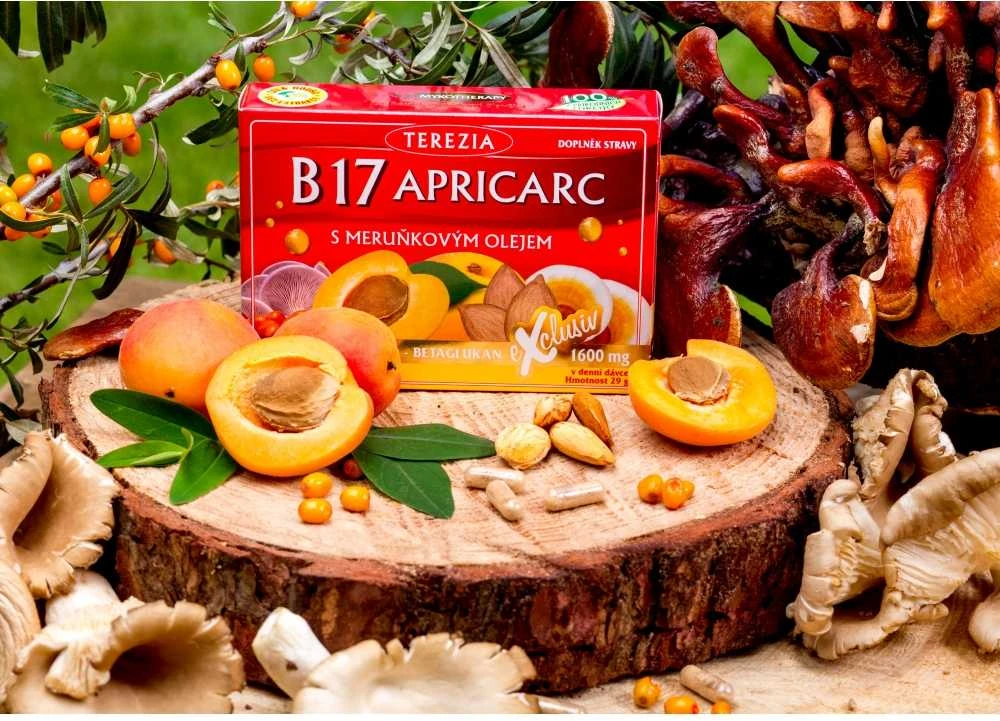 TEREZIA B17 APRIKARKAS SU ABRIKOSŲ ALIEJUMI 180 KAPSULIŲ