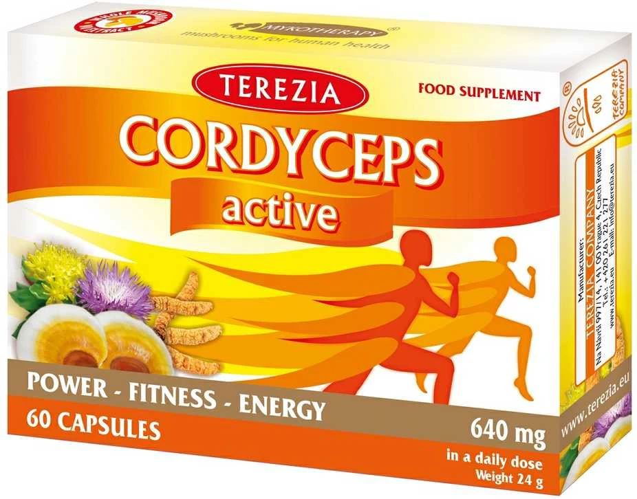 TEREZIA KININIS KORDICEPSAS ACTIVE 60 KAPSULIŲ