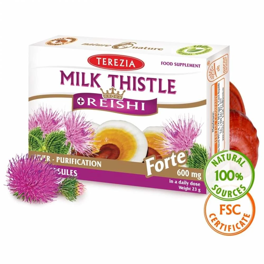 TEREZIA MARGAINIS + REISHI 60 KAPSULIŲ