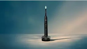 Elektriniai dantų šepetėliai Philips Sonicare DiamondClean 9000, HX9914/57, 2 vnt. (juodas ir baltas) aprašymas - Prekės nuotrauka