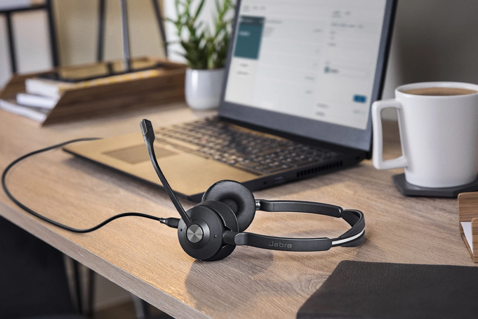 Ausinės Jabra Engage 75 SE Stereo, juodos spalvos aprašymas - Prekės nuotrauka