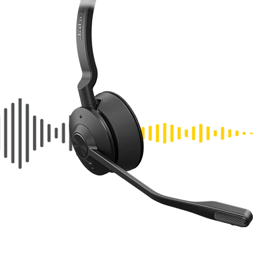 Ausinės Jabra Engage 75 SE Stereo, juodos spalvos aprašymas - Prekės nuotrauka