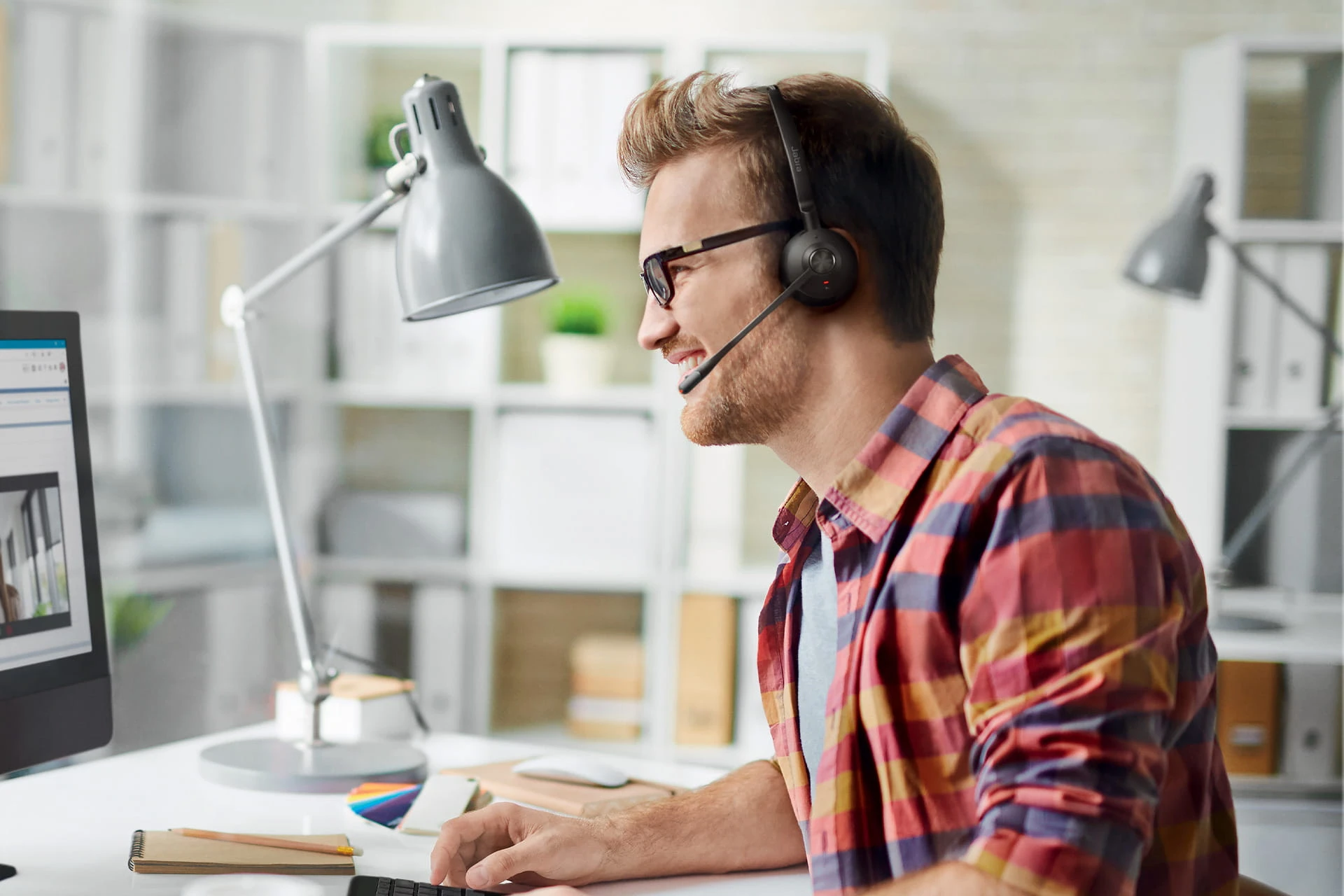 Ausinės Jabra Engage 75 SE Stereo, juodos spalvos aprašymas - Prekės nuotrauka