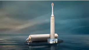 Elektrinis dantų šepetėlis Philips Sonicare DiamondClean Prestige 9900 HX9992/12, šampano spalvos aprašymas - Prekės nuotrauka