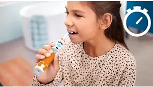 Elektrinis dantų šepetėlis vaikams Philips Sonicare HX3601/01 Pet Edition, su lipdukais, Baltas aprašymas - Prekės nuotrauka
