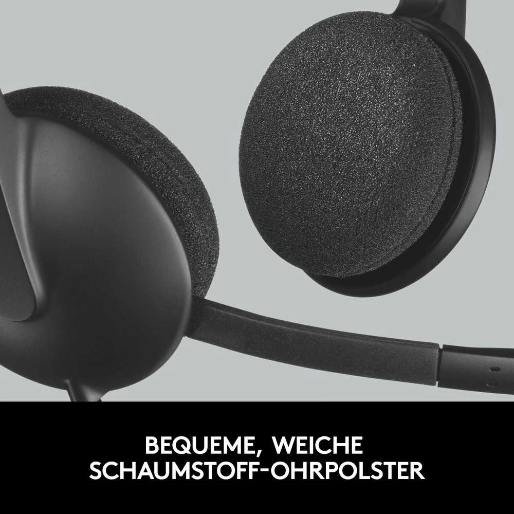 LOGITECH USB Ausinės H340 Ausinės on-ear su laidu